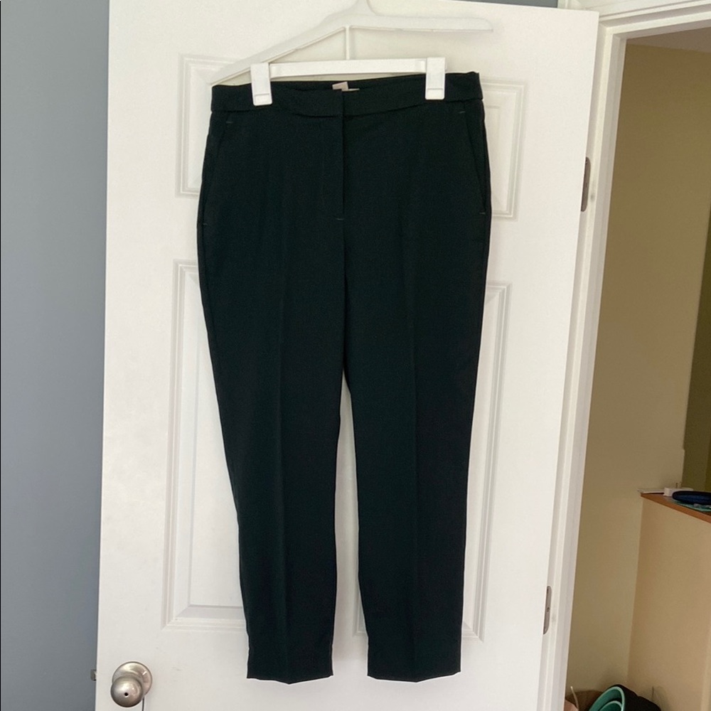 H&M Dark Green Ankle Pants